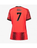 AC Milan Yacine Adli #7 Domácí Dres pro Dámské 2023-24 Krátký Rukáv